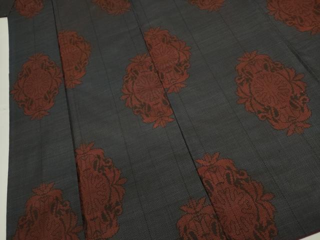 平和屋着物■本場大島紬　7マルキ　抽象文　正絹　逸品　DABJ9227ya