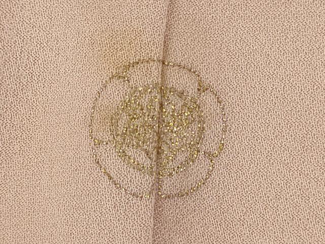平和屋着物■豪華色留袖　手描き　陶器花文　暈し染め　金彩　正絹　逸品　DABJ9230ya