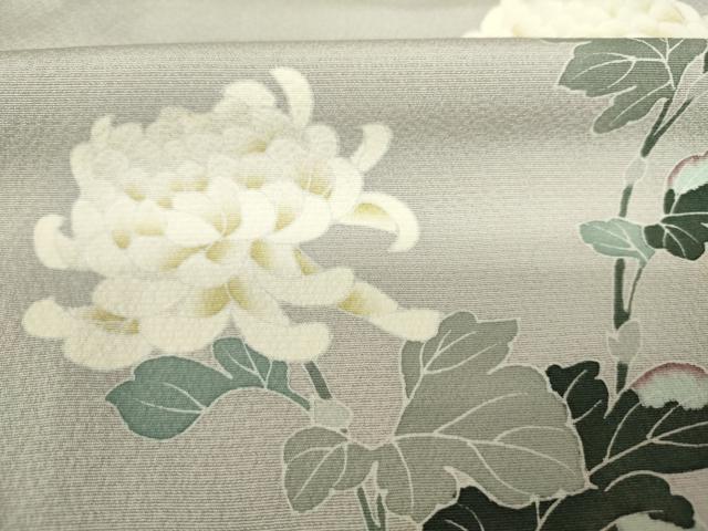 平和屋着物■訪問着　友禅　枝花文　暈し染め　正絹　逸品　DABJ9231ya