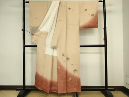 平和屋着物■訪問着　駒刺繍　宝尽くし　暈し染め　正絹　逸品　未使用　DABJ9234ya