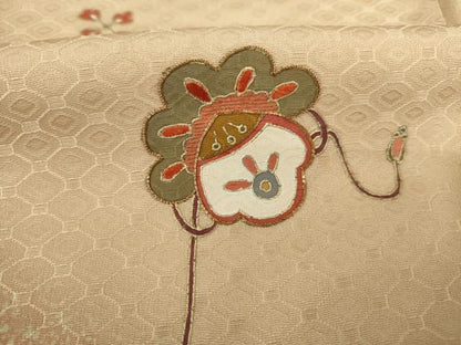 平和屋着物■訪問着　駒刺繍　宝尽くし　暈し染め　正絹　逸品　未使用　DABJ9234ya