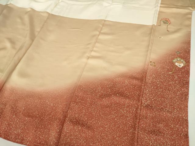 平和屋着物■訪問着　駒刺繍　宝尽くし　暈し染め　正絹　逸品　未使用　DABJ9234ya