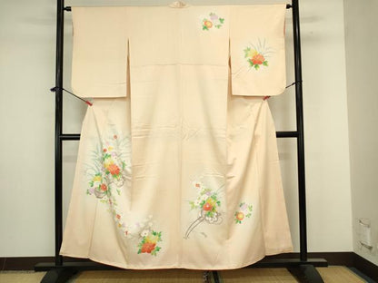 平和屋着物■訪問着　花車文　暈し染め　正絹　逸品　DABJ9255ya