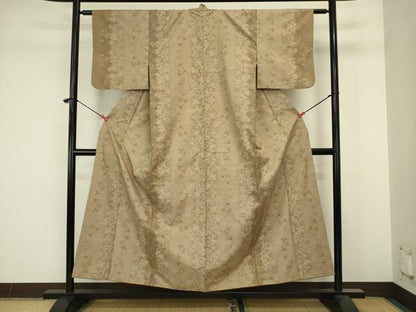 平和屋着物■本場大島紬　9マルキ　草花間道　正絹　逸品　DABJ9265ya