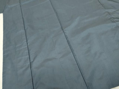 平和屋着物■本場染大島紬　色無地　舛花色　背抜き仕立て　正絹　逸品　DABJ9283ya