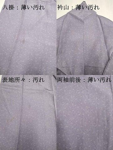 平和屋着物■江戸小紋　葡萄蔦の葉文　正絹　逸品　DABJ9287ya