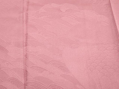 平和屋着物■色留訪問着　青海波立波地紋　正絹　逸品　DABJ9293ya