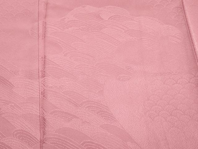 平和屋着物■色留訪問着　青海波立波地紋　正絹　逸品　DABJ9293ya