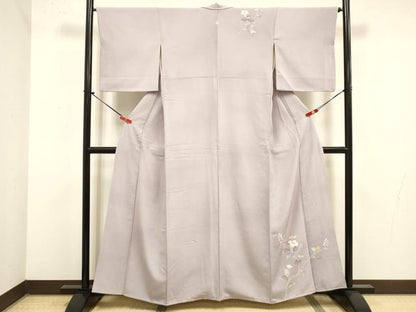 平和屋着物■訪問着　作家物　枝花文　正絹　逸品　DABJ9300ya