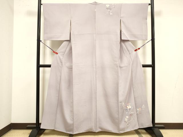 平和屋着物■訪問着　作家物　枝花文　正絹　逸品　DABJ9300ya