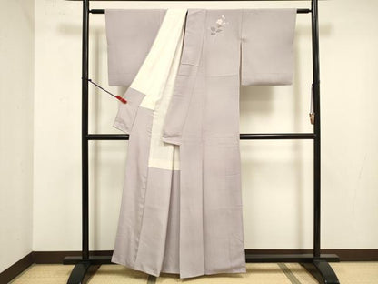 平和屋着物■訪問着　作家物　枝花文　正絹　逸品　DABJ9300ya