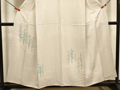 平和屋着物■訪問着　木立文　正絹　逸品　DABJ9309ya