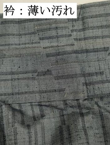平和屋着物■上質な紬　変わり縞　正絹　逸品　DABJ9312ya