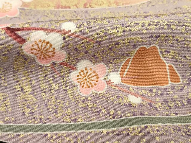 平和屋着物■豪華黒留袖　駒刺繍　御所車飛鶴花文　枝梅　金彩　正絹　逸品　DABJ9328ya