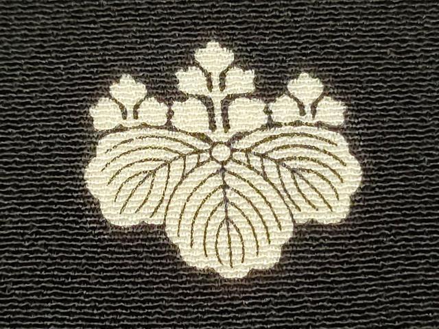 平和屋着物■豪華黒留袖　駒刺繍　地紙花鳥文　金彩　正絹　逸品　DABJ9329ya