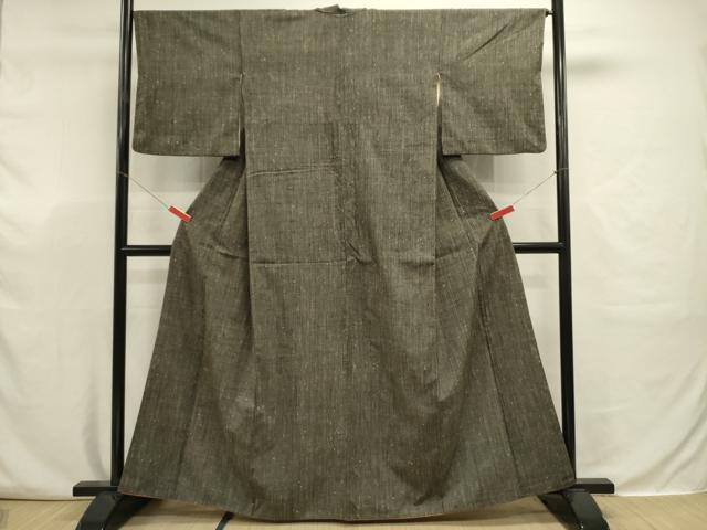 平和屋着物■上質な紬　間道　正絹　逸品　DABJ9338ya