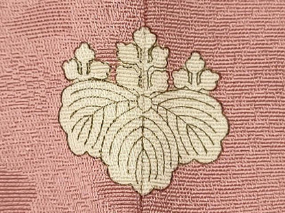 平和屋着物■上質な色無地　草花地紋　石竹色　やまと誂製　正絹　逸品　DABJ9356ya