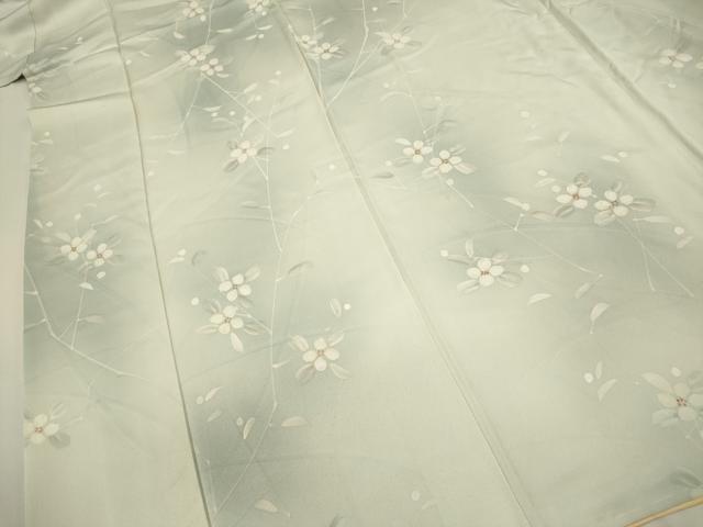 平和屋着物■上質な小紋　枝花文　暈し染め　正絹　逸品　DABJ9366ya