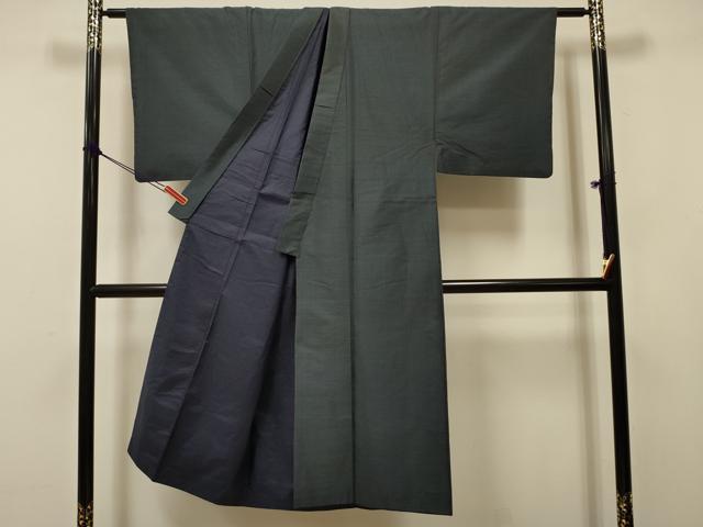 平和屋着物■男性　本場大島紬　80亀甲　正絹　逸品　DABJ9376ya