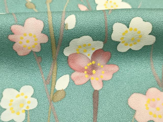 平和屋着物■訪問着　飾花文　暈し染め　正絹　逸品　DABJ9384ya
