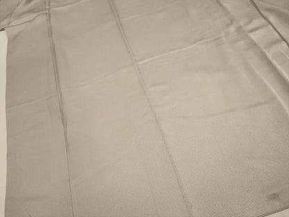 平和屋着物■上質な色無地　紗綾形地紋　霞色　正絹　逸品　DABJ9392ya
