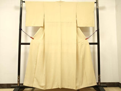 平和屋着物■上質な色無地　砥の粉色　ますいわ屋扱い　正絹　逸品　DABJ9395ya