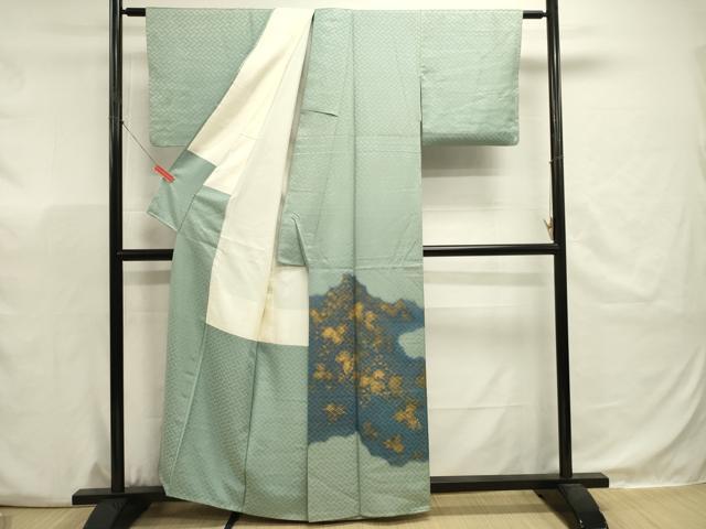 平和屋着物■豪華色留袖　葡萄蔦の葉文　暈し染め　金彩　正絹　逸品　DABJ9500ya