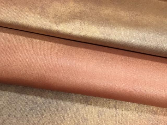 平和屋着物▼西陣　名古屋帯　帯反物　霞文　引箔　証紙付き　逸品　未使用　DABJ9526we