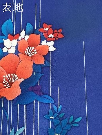 平和屋着物▼付下げ　反物　着尺　草花文　暈し染め　逸品　未使用　DABJ9697we