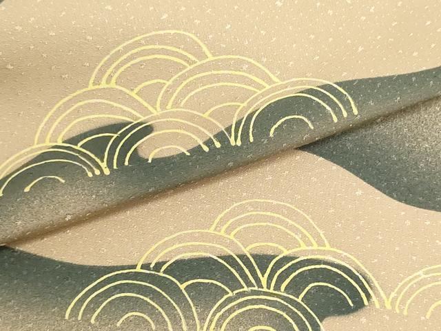 平和屋着物▼羽織・コート　反物　羽尺　青海波　逸品　未使用　DABJ9840we