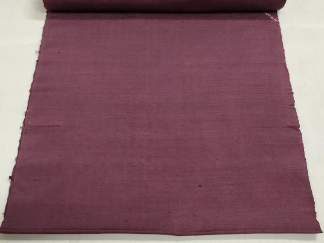 平和屋着物●名古屋帯　帯反物　紬地　絞り　草花文　逸品　未使用　DABJ9848we