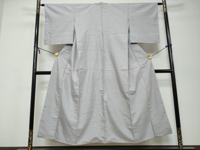 平和屋着物●ぜんまい紬　霞文　ますいわ屋扱い　正絹　逸品　未使用　DABK0010ud