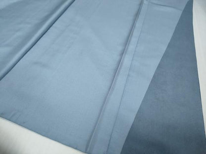 平和屋着物●訪問着　紬地　草花文　シルエット　ロング丈　正絹　逸品　DABK0015ud