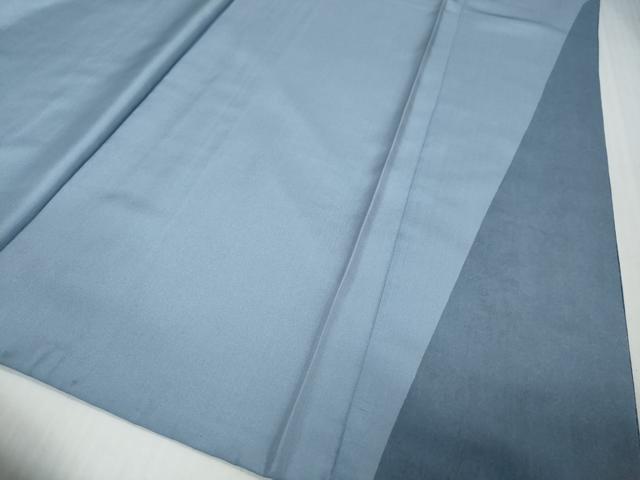 平和屋着物●訪問着　紬地　草花文　シルエット　ロング丈　正絹　逸品　DABK0015ud