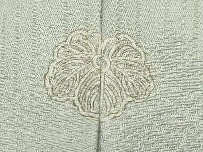 平和屋着物●訪問着　風景笹竹文　正絹　逸品　DABK0023ud