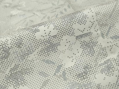 平和屋着物●本場大島紬　白大島　枝花文　正絹　逸品　DABK0028ud