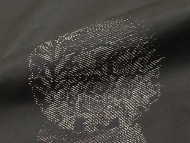 平和屋着物●本場大島紬　雪輪草花文　やまと誂製　正絹　逸品　DABK0037ud