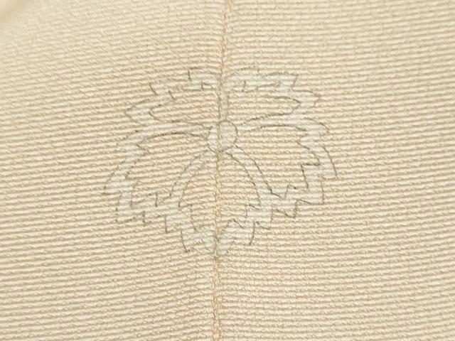 平和屋着物●訪問着　駒刺繍　抽象文様　金彩　ロング丈　正絹　逸品　DABK0049ud