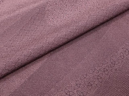 平和屋着物●伝統工芸師　服部光擴　江戸小紋　流水吉祥文　正絹　逸品　未使用　DABK0051ud