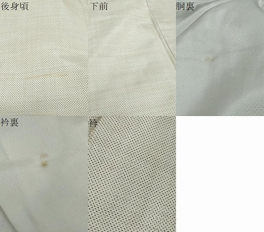 平和屋着物●本場大島紬　白大島　一元絣　ますいわ屋扱い　正絹　逸品　DABK0054ud