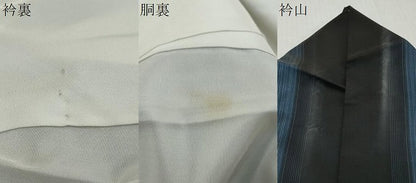 平和屋着物●本場大島紬　抽象文様　正絹　逸品　DABK0055ud