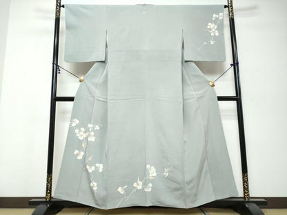 平和屋着物●訪問着　蔦の葉文　正絹　逸品　DABK0058ud