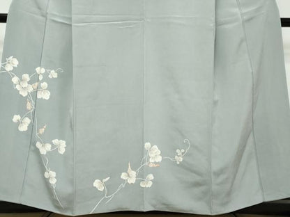 平和屋着物●訪問着　蔦の葉文　正絹　逸品　DABK0058ud