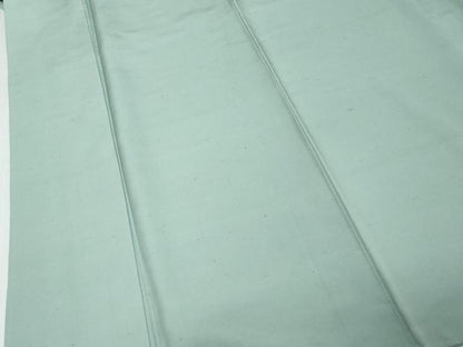 平和屋着物●上質な色無地　青磁色　正絹　逸品　DABK0091ud