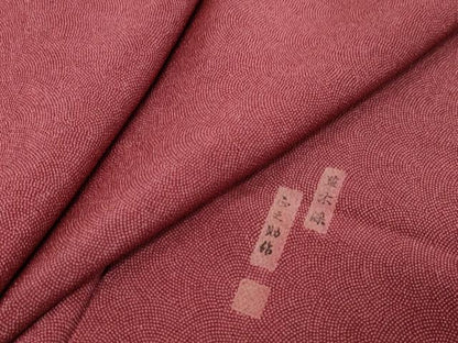 平和屋着物●江戸小紋　作家物　草木染　鮫小紋柄　正絹　逸品　DABK0102ud