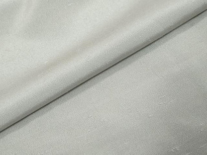 平和屋着物●上質な色無地　灰黃緑色　お召縮緬　正絹　逸品　DABK0124ud