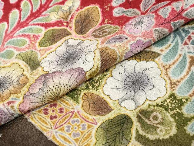 平和屋着物●豪華振袖　辻が花　暈し染め　金彩　やまと誂製　正絹　逸品　DABK0174ud