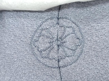 平和屋着物●上質な色無地　藤紫色　反端付き　正絹　逸品　未使用　DABK0184ud