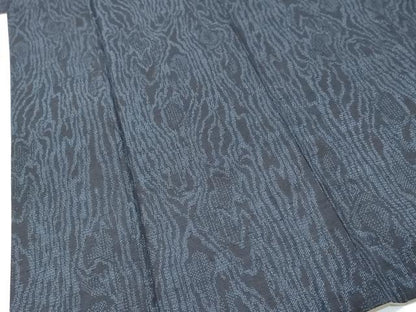 平和屋着物●結城紬　100亀甲　抽象文様　正絹　逸品　DABK0234ud