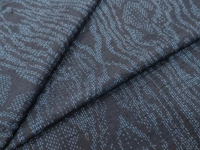 平和屋着物●結城紬　100亀甲　抽象文様　正絹　逸品　DABK0234ud